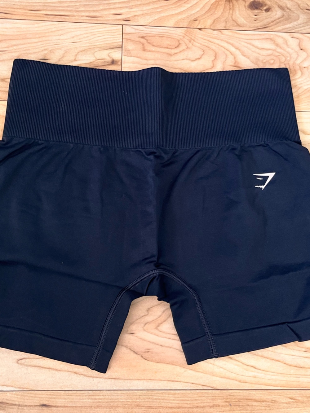 Gymshark Black Ribbed-Waist Training Shorts